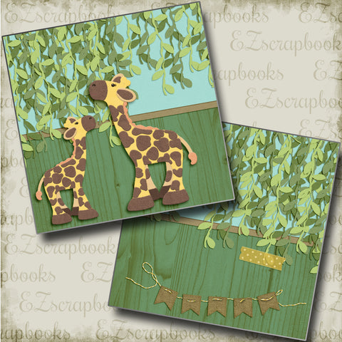 Giraffes NPM - 4473 - EZscrapbooks Scrapbook Layouts Animals, Baby - Toddler, Disney