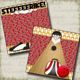 Steeerike! NPM - 2509 - EZscrapbooks Scrapbook Layouts bowling, Sports
