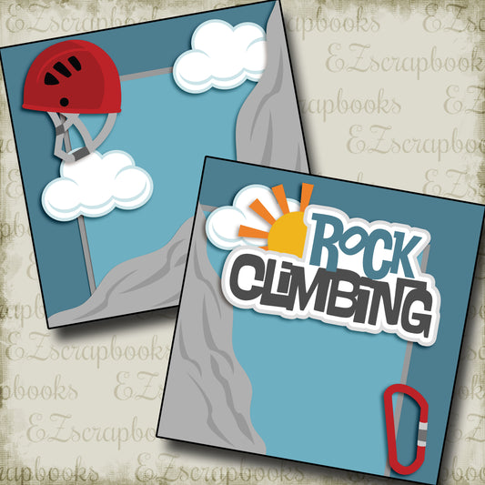 Rock Climbing NPM - 2575 - EZscrapbooks Scrapbook Layouts Sports