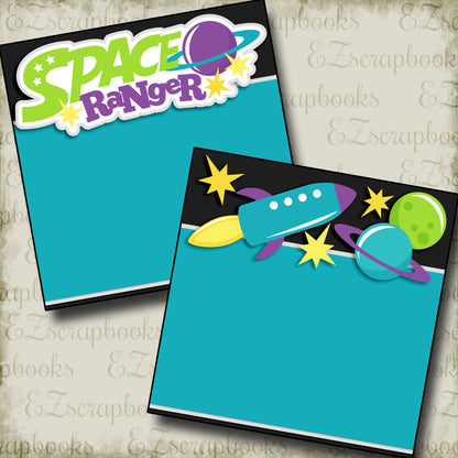 Space Ranger NPM - 2579 - EZscrapbooks Scrapbook Layouts Disney