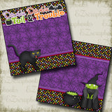 Toil & Trouble NPM - 2714 - EZscrapbooks Scrapbook Layouts Halloween