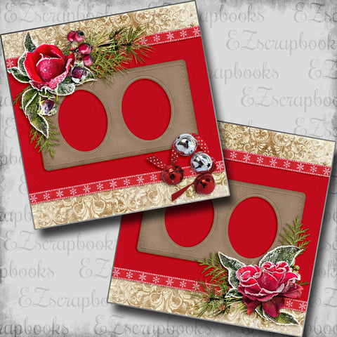 Red Christmas Roses - 5744