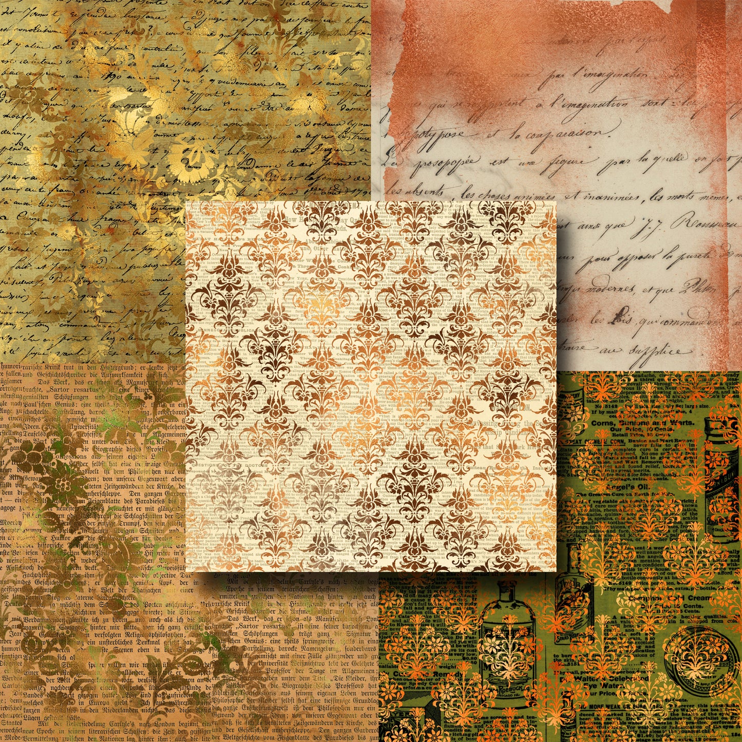 Autumn Ephemera 2 - Paper Pack - 8145