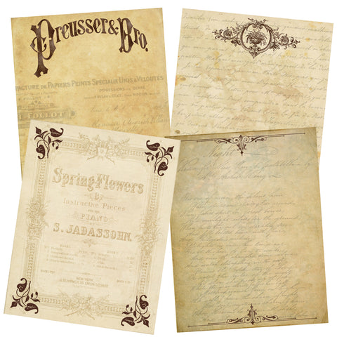 Easy - Vintage Envelopes with Ephemera #tagmetuesday 