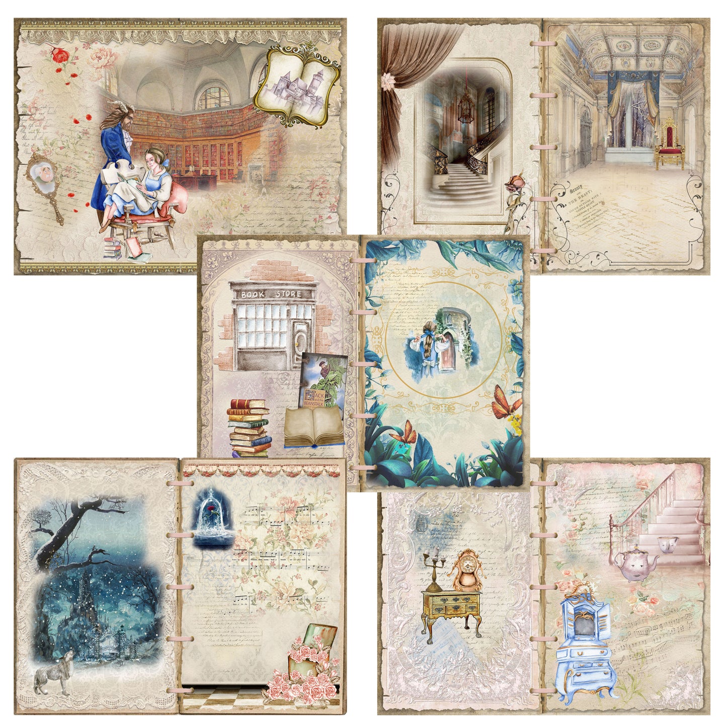 Tale as Old as Time Journal Pages - 23-7152