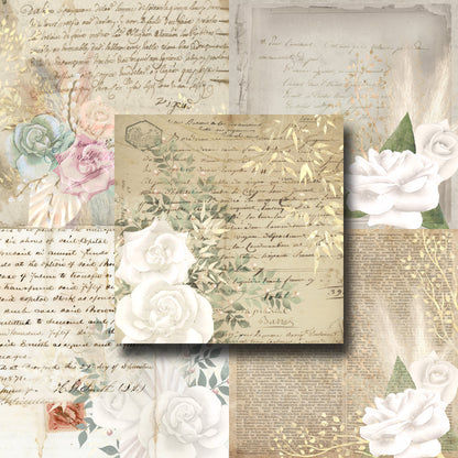 BoHo Floral Ephemera - Paper Pack - 8156