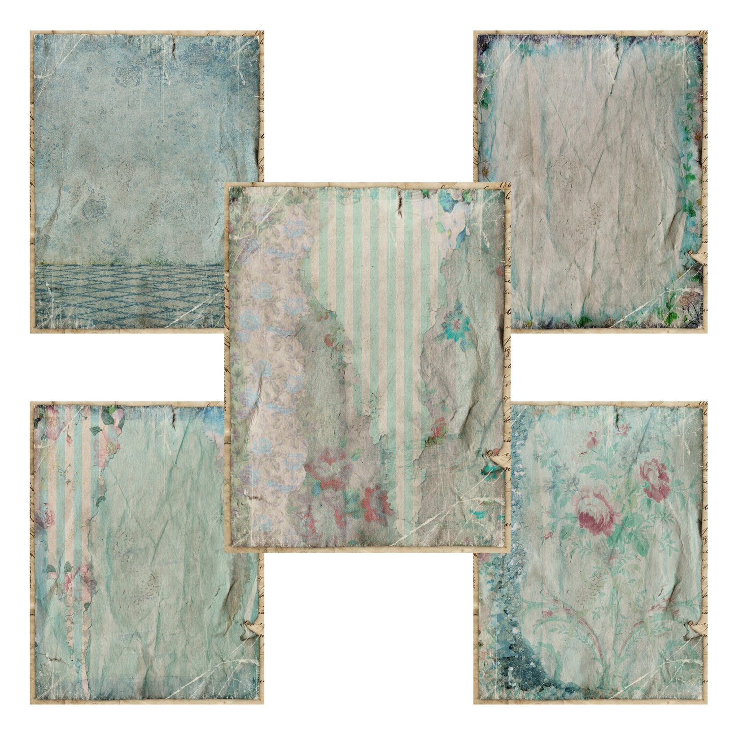 Shabby Vintage Winter Mega Paper Pack - 7630