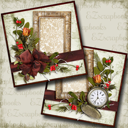 Christmas Memories - 4192 - EZscrapbooks Scrapbook Layouts Christmas, Heritage