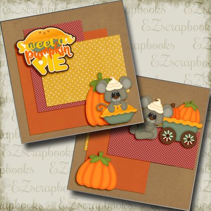 Sweet as Pumpkin Pie NPM - 4943 - EZscrapbooks Scrapbook Layouts Fall - Autumn