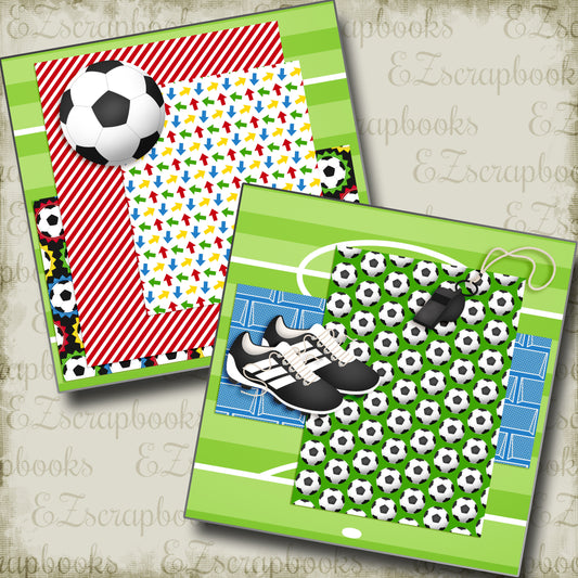 Soccer Gear NPM - 4921 - EZscrapbooks Scrapbook Layouts soccer, Sports