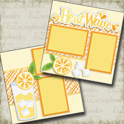 Heat Wave Lemons - 3376 - EZscrapbooks Scrapbook Layouts Foods, Summer