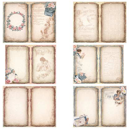 Romantic Letters Journal Pages - 7633