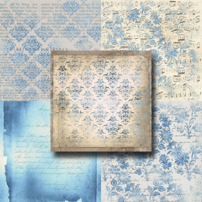 Blue Ephemera 1 - Paper Pack - 8147