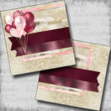 Glitter Valentine Balloons NPM - 6453