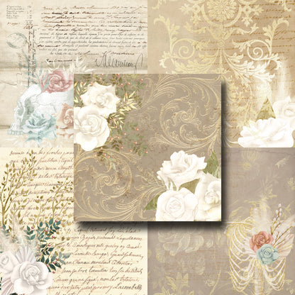 BoHo Floral Ephemera - Paper Pack - 8156