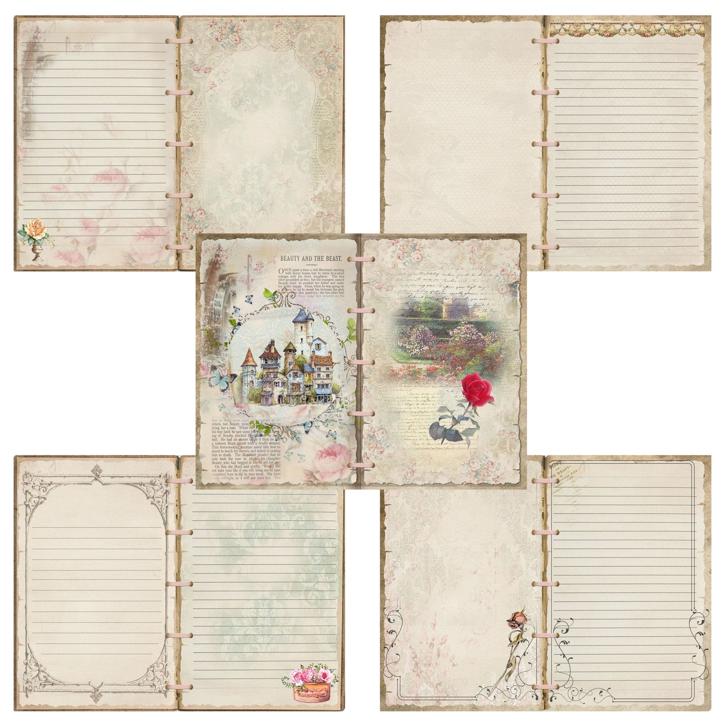 Tale as Old as Time Journal Pages - 23-7152