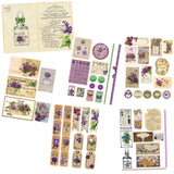 Violets Journal Pages - 7442