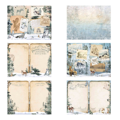 Winter Animals Journal Pages - 7625