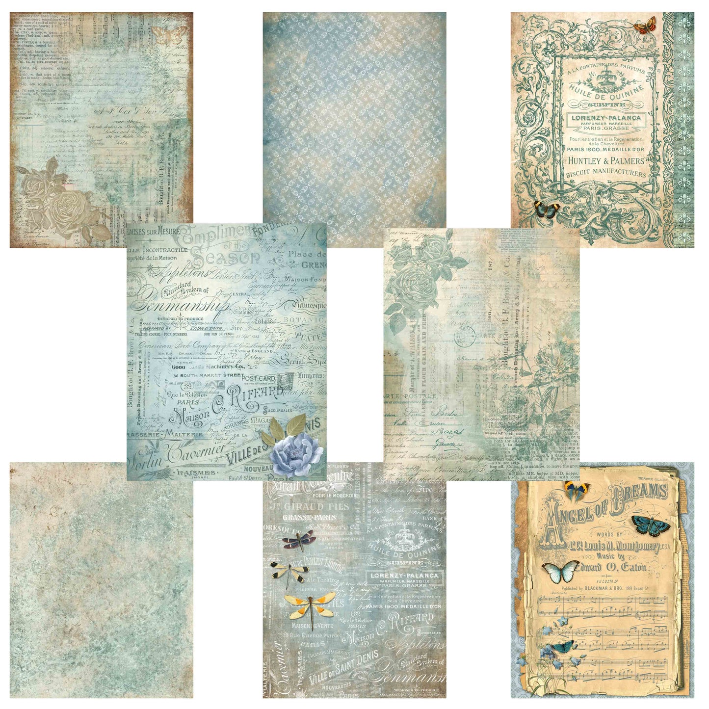 Teal Memories Paper Pack - 7603
