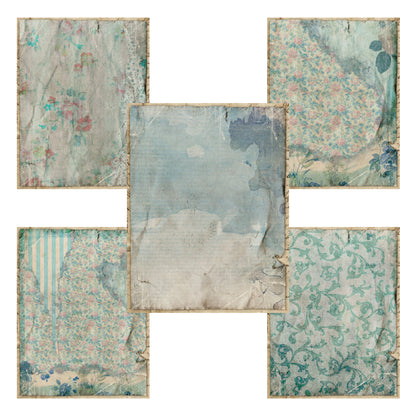 Shabby Vintage Winter Mega Paper Pack - 7630