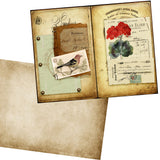 Mega Botanical Junk Journal DIY - 7089 - EZscrapbooks Scrapbook Layouts Journals