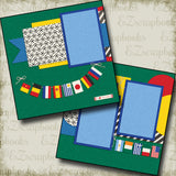 Soccer Flags - 5136 - EZscrapbooks Scrapbook Layouts soccer, Sports