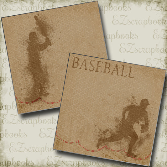 Baseball NPM - 4353 - EZscrapbooks Scrapbook Layouts baseball, Sports