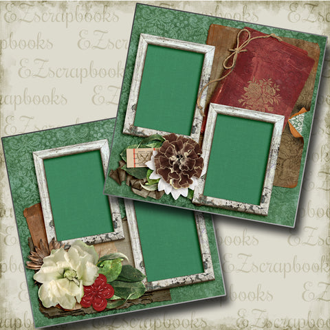 The Diary - 4640 - EZscrapbooks Scrapbook Layouts Heritage, Other