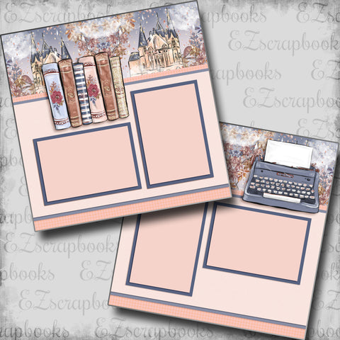 Write Your Own Story - 5484 - EZscrapbooks Scrapbook Layouts Girls, Mystical-Fantasy, Other