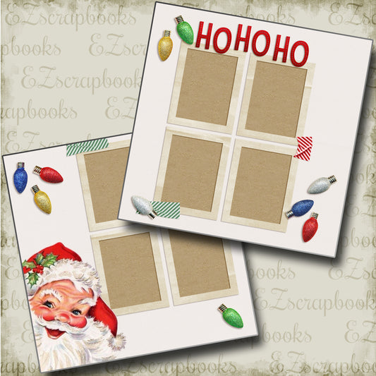 HoHoHo Santa - 4478 - EZscrapbooks Scrapbook Layouts Christmas
