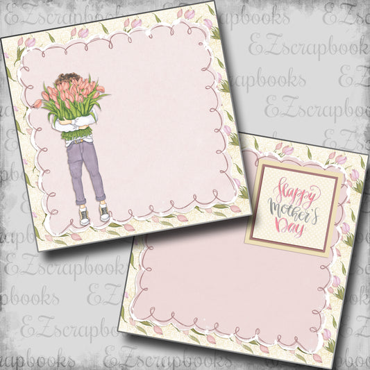 Happy Mother's Day NPM - 5407 - EZscrapbooks Scrapbook Layouts 