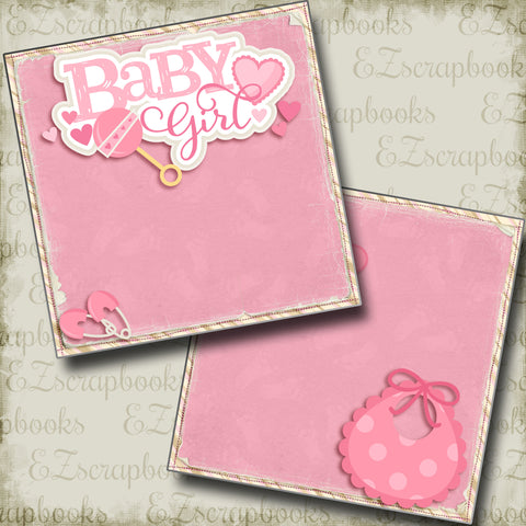 Baby Girl NPM - 4037 - EZscrapbooks Scrapbook Layouts Baby, Baby - Toddler