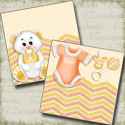 Adorable Baby Yellow NPM - 4083 - EZscrapbooks Scrapbook Layouts Baby, Baby - Toddler