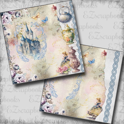 Shabby Blue Castle NPM - 6637