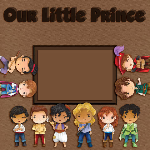 Our Little Prince Wall-Art - 8066 - EZscrapbooks Scrapbook Layouts Disney