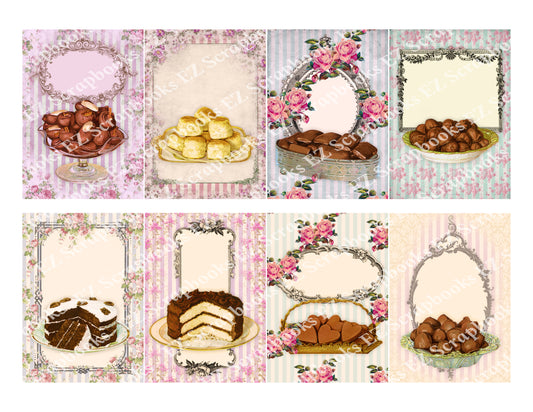 Patisserie ATC - 9305 - EZscrapbooks Scrapbook Layouts Cards