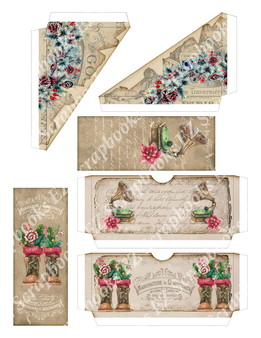 Cutest Christmas Embellishments 6 - 9492 - EZscrapbooks Scrapbook Layouts Christmas, Pockets