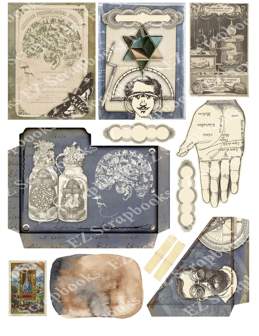 Alchemy Embellishments 2 - 9502 - EZscrapbooks Scrapbook Layouts alchemy