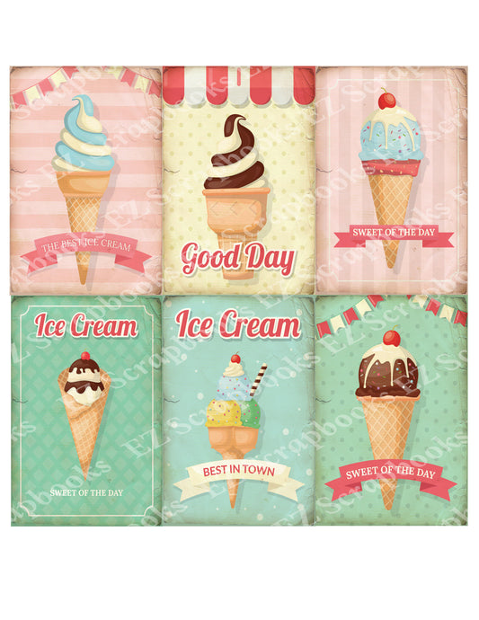 Vintage Recipes Embellishments 5 - 9525 - EZscrapbooks Scrapbook Layouts 