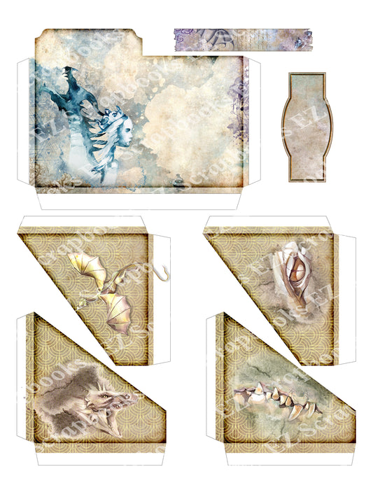 Dragon Destiny Embellishments 6 - 9569 - EZscrapbooks Scrapbook Layouts 