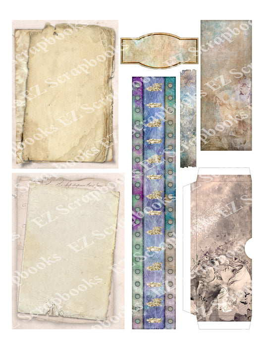 Dragon Destiny Embellishments 11 - 9574 - EZscrapbooks Scrapbook Layouts 