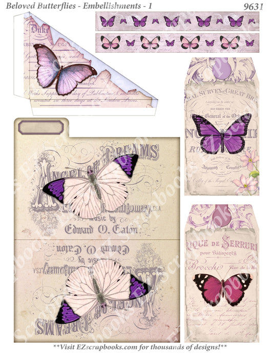 Beloved Butterflies - Embellishments - 1 - 9631