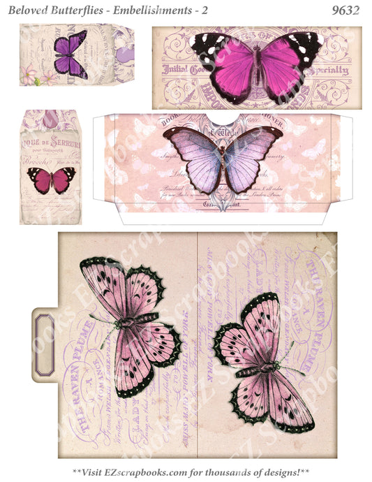 Beloved Butterflies - Embellishments - 2 - 9632