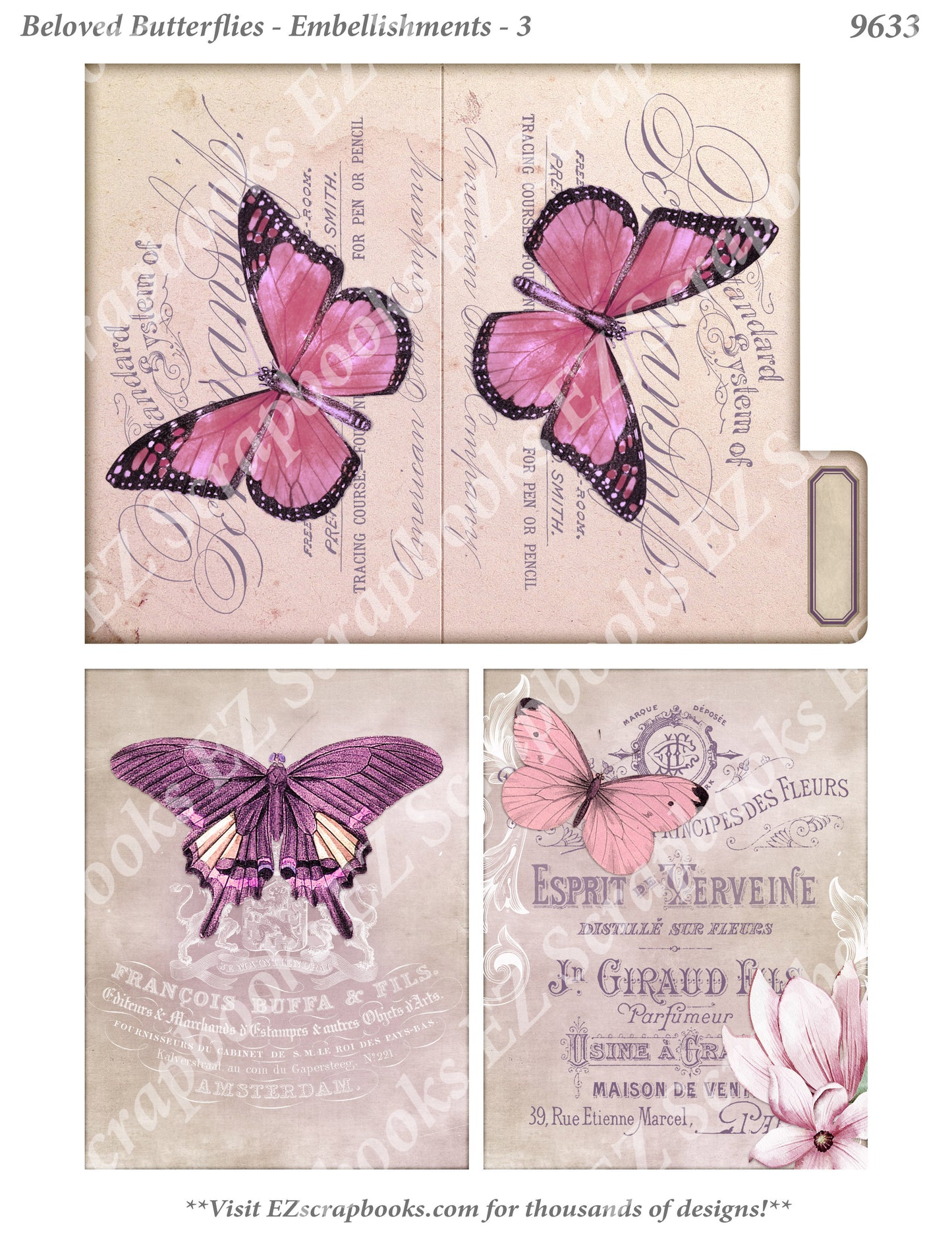 Beloved Butterflies - Embellishments - 3 - 9633