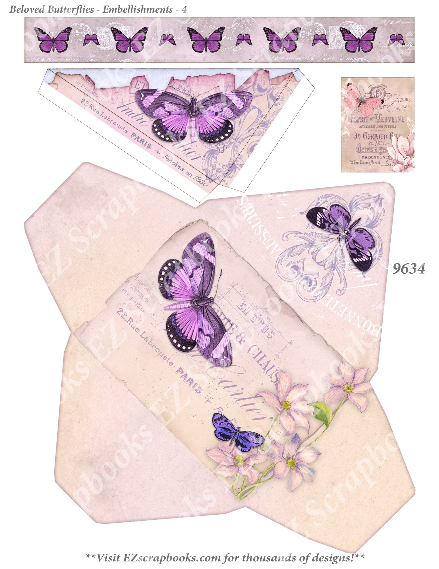 Beloved Butterflies - Embellishments - 4 - 9634