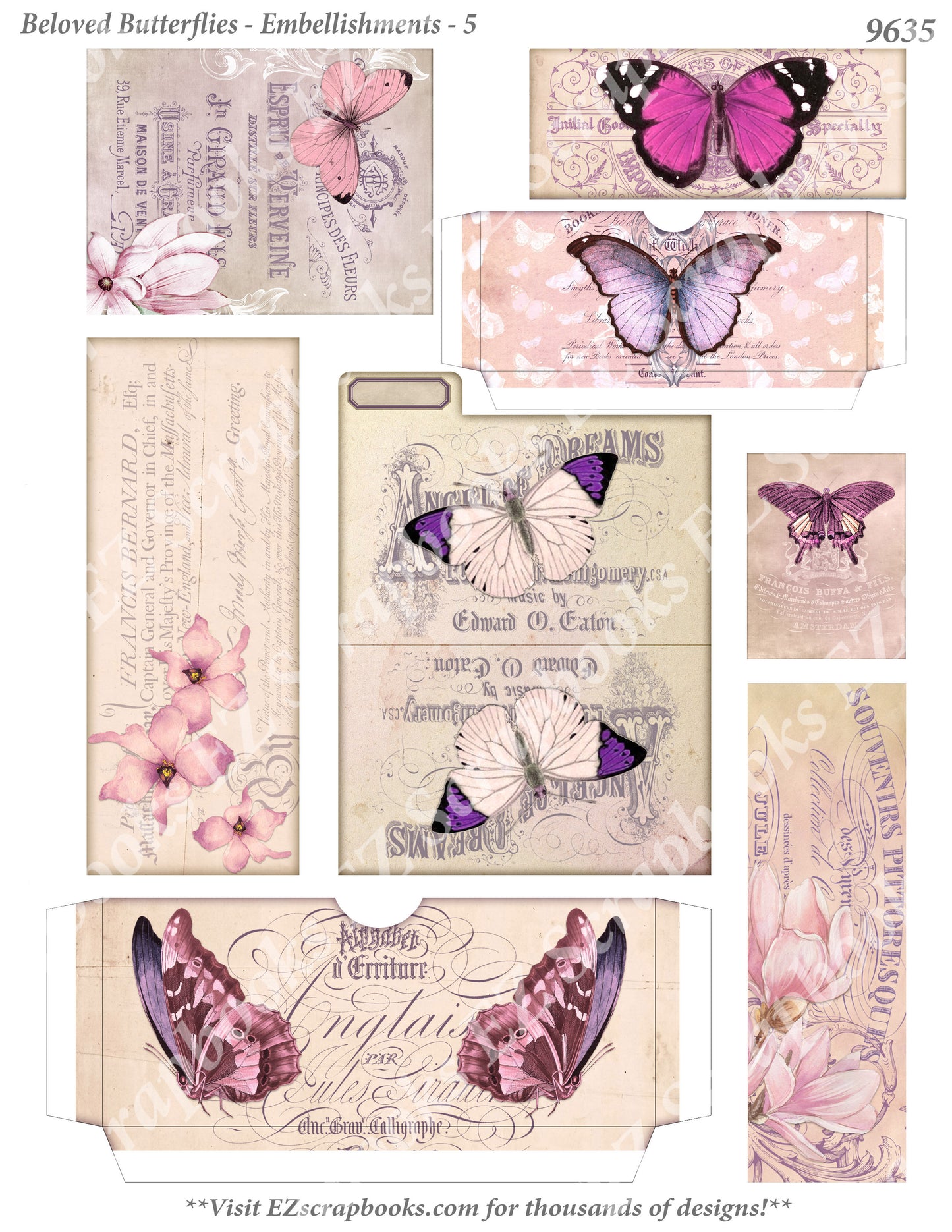 Beloved Butterflies - Embellishments - 5 - 9635