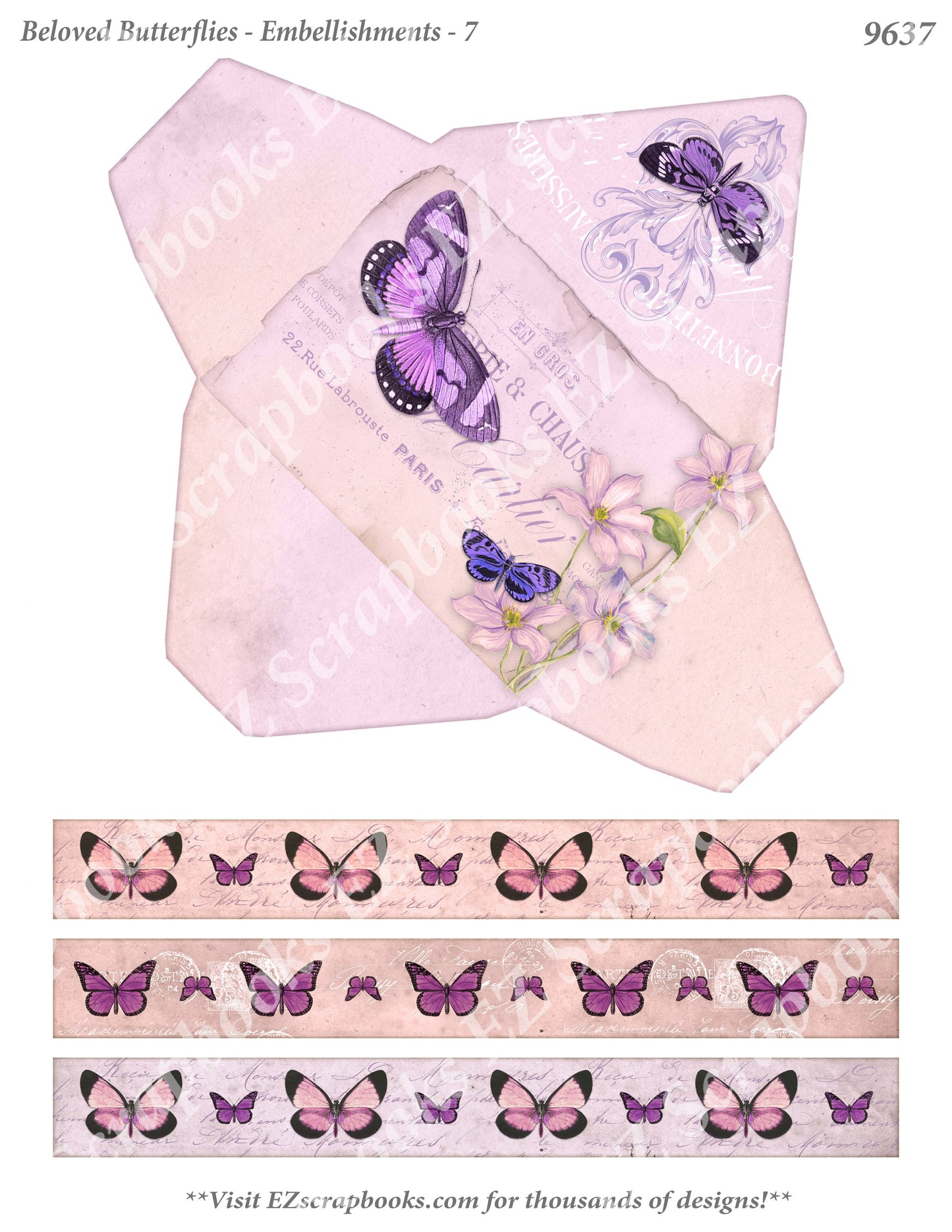 Beloved Butterflies - Embellishments - 7 - 9637