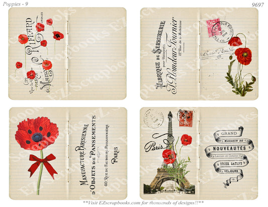 Poppies - Embellishments - 9 - 9697