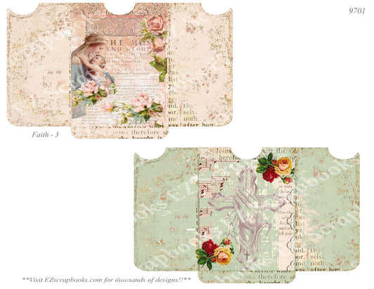 Faith - Embellishments - 3 - 9701 - EZscrapbooks Scrapbook Layouts Faith - Religious