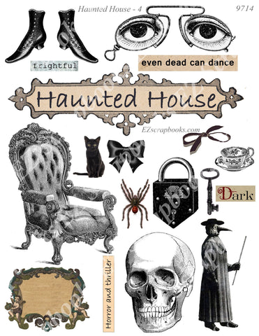 Haunted House - Embellishments - 4 - 9714